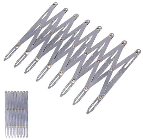 Generic Calibro Da Cucito Espandibile, Divisore Spazio Uguale Fai da Te | Accessori Multifunzionali Strumento Divisore Spazio, Strumento Marcatura Misurazione Equidistante per Artigianato Domestico