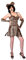 Karneval-Klamotten Leoparden Leopardin Raubkatze Wild-Katze Kostüm Damen sexy Tierkostüm Haarreif Leoparden-Ohren Armstulpen Größe 34