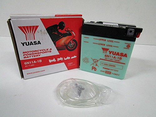 YUASA 6N11A-1B 6V/11AH Battery for Benelli Loverda MALANCA Aircraft