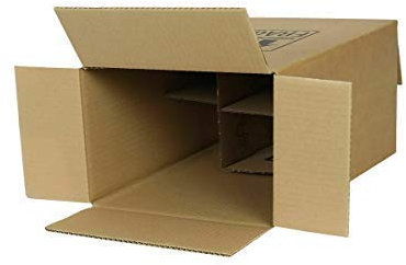 We Can Source It Ltd - 30 x 6 Bottle Wine Boxes with Built-In Dividers – Heavy-Duty Double Wall Cardboard – Flat Packed for Quick Assembly – Ideal for Wine, Beer, Spirits – Fragile Printed