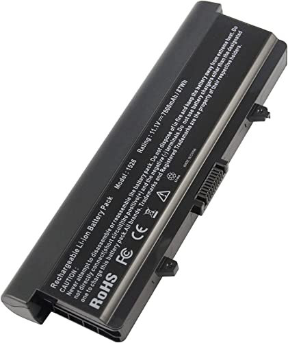 GP952 GW252 GW240 X284G RN873 M911 M911G Batterie pour Ordinateur Portable Compatible avec Dell Inspiron 1545 1526 1525 PP41L PP29L Series(11.1V 87Wh)