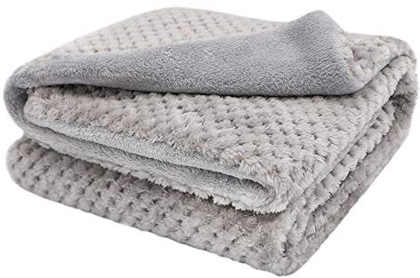 furrybaby Hundedecke und Katzendecke, Weiche und Warme Haustierdecke, Bett Decken für Hunde und Katze(Mittel (80x100cm),Grau)
