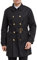 Orolay Herren Trenchcoat Mittellang Klassischer Mantel mit Gürtel Schwarz XL