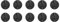 Lifeswonderful - Pack of 10 - Self-Adhesive Charger USB Cable Cord Wire Clip Holders Desk Tidy Ties (Black)