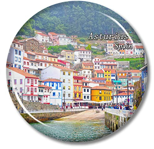 España Asturias - Pegatina magnética para nevera (2,28 pulgadas)