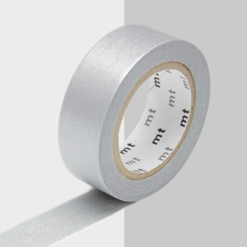Masking Tape (MT) 1,5 cm Uni Argent