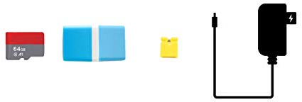 Waveshare A-Type Accessory Package, for Jetson Nano Developer Kit(Not Included), Consists of Memory Card, Card Reader, Jumper Cap, and Power Adapter