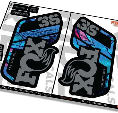 Fox 36 Performance 2021 Autocollants pour fourche – Graffiti – Licence par Fox Matt