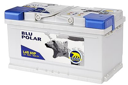 Baren Batteria Auto Flooded L4B 85P 12V 85Ah 760A, Batteria Auto Blu Polar ad Acido Libero per Veicoli Tradizionali, Made in Italy, Senza Manutenzione, Pronta all'uso, Batteria Alta Affidabilità