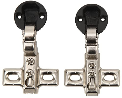 2 Stück Soft-Close-Scharnier 26 Mm Glastür Mini-Rohr Schranktür Schranktüren Schrankscharnier 2 oder 4 Löcher Anwendungsbereich Miniatur-Fensterladenscharniere (Einfügen)