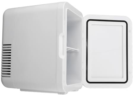 SIXRUN Portable Compact Fridge, Mini Fridge 6L USB Powered Portable Cooler Warmer Personal Refrigerator for Skincare Beverage Food Medication Home Office Car