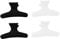 worien 4PCS Black White Hairdressers Butterfly Style Styling Hair Clamps Clips Claw Clasps Hairdressing Salon Tool