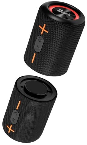 CYBORIS Altoparlante Bluetooth 2 in 1, portatile, divisibile, impermeabile, Bluetooth V5.3, con suono stereo forte da 20 W, tempo di riproduzione 24 ore, vero accoppiamento wireless per casa,