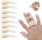 Calkkrer 8er Finger Splint Straps, Packung mit Polsterung für Fingergurts zur Linderung und Unterstützung verletzter Finger, Komfortabel und einfach verwenden.