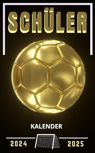 Schülerkalender Fussball: hausaufgabenheft 2024/2025 grundschule mädchen Junge | XXL tagesplaner 1 tag 1 seite für schüler | 298 Seiten | schulsachen oberstufe universität | Fußball kalender