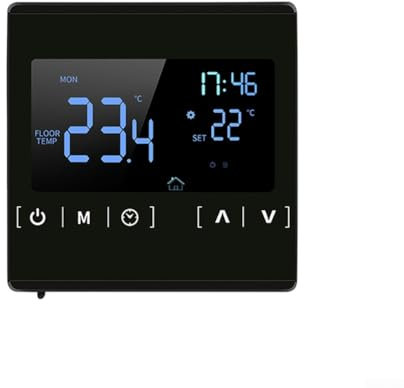 HpLive Termostato senza WiFi, termostato programmabile touch screen, per caldaie a gas, riscaldamento elettrico, riscaldamento dell'acqua (caldaia a gas)