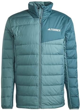 adidas Men's Terrex Multi Light Down CLIMAWARM Jacket, preloved teal, L