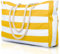 oscaurt Strandtasche XXL Familie Tote Bag Shopper Tasche Damen Badetasche Handtasche Faltbare Beach Bag mit Reißverschluss Saunatasche Weekender Damen Umhängetasche