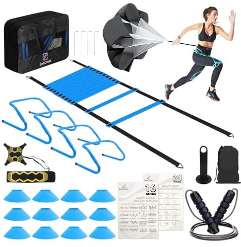 ZenCrest Agility Ladder (Blue)