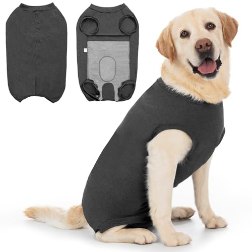 Cyponpy Body Chien Post Operatoire Femelle Male Castration Chemises pour Chiens Body Medical pour Chien Après Opération Anti Lechage Combinaison de Protection Chiens Sterilisation Recuperation Chienne