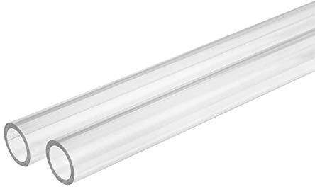 LYVQZPWLRPipe en Plastique Transparent, Tube en Acrylique Transparent, Tube en Verre Organique, Longueur 50 cm, 2 Racines, diamètre extérieur 60 mm x diamètre intérieur 50 mm, épaisseur 5 mm