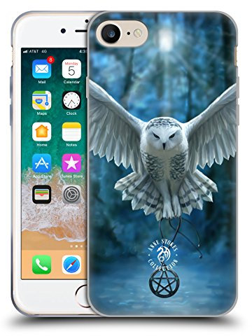 Head Case Designs Offizielle Anne Stokes Die Magie Hervorzurufen Eule Soft Gel Handyhülle Hülle kompatibel mit Apple iPhone 7/8 / SE 2020 & 2022