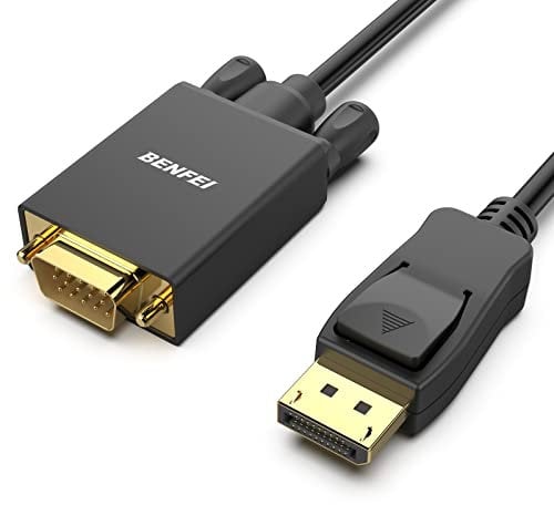 BENFEI Cable DisplayPort a VGA 3m DP a VGA Adaptador Macho a Hembra Cable para Lenovo, DELL, HP, ASUS