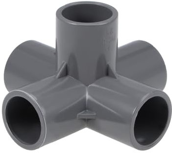 Sourcingmap - Gomito a 5 vie in PVC, per mobili in PVC, raccordi a gomito in PVC per irrigazione