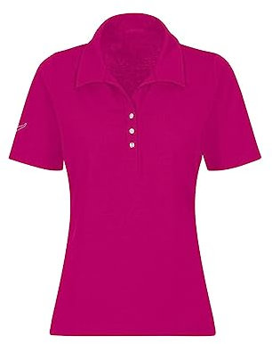 Trigema 537611 Polo, Rosa (Magenta 030), S Donna