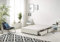 Bed Centre Flexby Divan Bed Base Only with 2 Drawers (Same Side), No Headboard - Available in 3FT, 4FT, 5FT & 6FT (4FT Small Double, Plush Ivory Fabric)