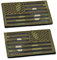 U-LIAN 5,1 x 8,9 cm IR Infrarot US USA Amerikanische Flagge Patch Taktische Weste Patch Hakenverschluss Rückseite (vorwärts + rückwärts)
