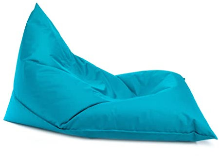 Ecopuf Lazy Pouf Cushion S Polystyrol Fabric Stuffed Armchair Water Resistant Polyester Fabric for Indoor and Outdoor Use 80X130 cm Padded with Polystyrene