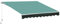 Outsunny Tenda da Sole per Esterno 3x2.5m Regolazione con Manovella, in Alluminio e Poliestere, Verde