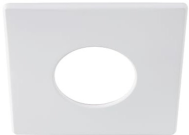 SLV UNIVERSAL DOWNLIGHT Abdeckung | Abdeckung für Einbauleuchte, Innenbeleuchtung für Wohnzimmer, Schlafzimmer, Küche, Diele Kinderzimmer | für die feste Version, weiß, eckig