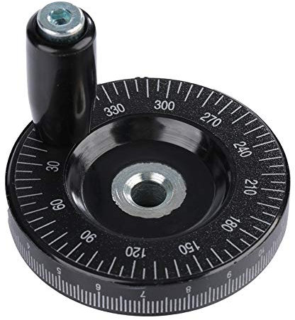 CruSio 63 Mm Großes Handrad, Rundes Handrad Aus Massivem Bakelit, Perfekt Als Ersatz Für Das Kaputte Handrad Für Fräsmaschinen, Drehmaschinen Und Schleifmaschinen