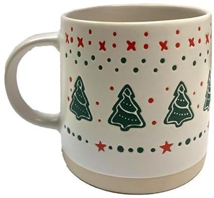 Puckator Stoneware Mug - Christmas Tree