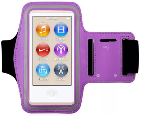 Premium-Armband für Apple iPod Nano 7. / 8. Generation, wasserabweisend, Violett