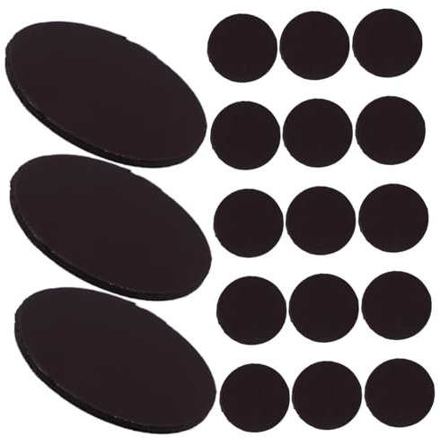 Generisch 50 Stück Kühlschrankmagnete Zum Basteln Kleiner Kühlschrank Für Kleine Magnete Mit Selbstklebender Rückseite Robuste Magnete Mit Selbstklebendem Vliesstoff Schwarz