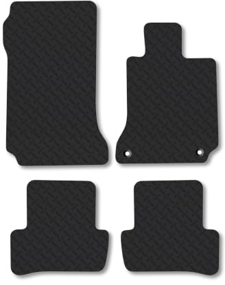 Mercedes C-Class (2008-2014) [Saloon, Estate, Automatic] 5mm Rubber Car Mats