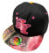Snapback USA Cap Teenie Kappe Basecap Mütze Trucker Cappy Sport NY Teenie Grafiti Style (Pink Bunt)