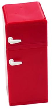 TOBBOMEY Mini Refrigerador de Juguete para Casa de Muñecas Decoración Miniatura para Imitado de Fridge Juguete Divertido para Aprendizaje y