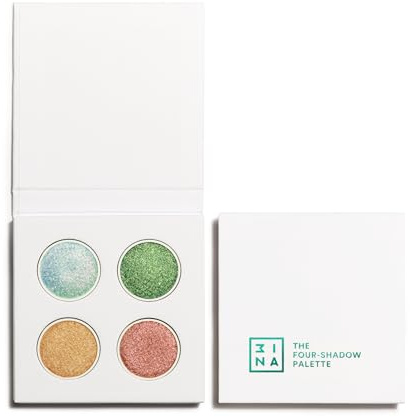 3INA MAKEUP - The Four - Shadow Palette - Palette di ombretti - Formule altamente Pigmentate - Lunga Durata - Dai Finish Metallici e Multicromatici - Vegan - Cruelty Free