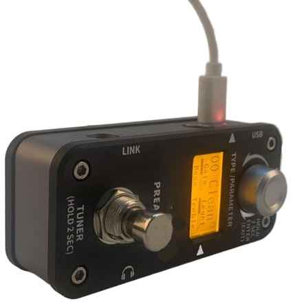 RiToEasysports E-Gitarren-Vorverstärker-Effektpedal, Stimmloser Klang, Überlastungsverzerrung, Metallton für Schlafzimmer