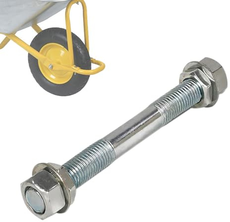Universal Axle 20 mm for Wheelbarrow Wheel, Standard Thru Axle Diameter 20 x 150 mm