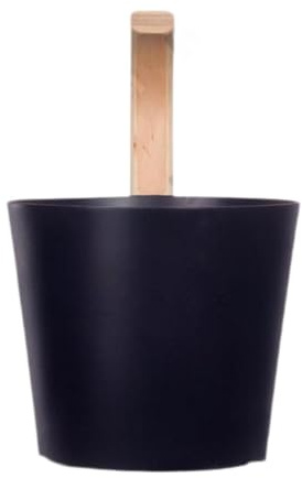 BLWOTMOR Secchio Da Sauna con Mestolo, 5 Litri, Robusto Accessorio per Sauna, Ideale per Hotel, Sauna E Casa.