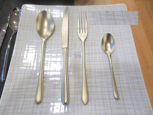 SAMBONET. Besteckset TAV 48-teilig Champagner Antique 2 Set x24 teilig (6 Tafelmesser - 6 Gabeln, 6 Löffel - 6 Teelöffel)