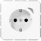 JUNG HOME Smart Steckdose Energy mit Strommessung Sprach- und Appsteuerung Kompatibel mit Alexa Steuerung über Bluetooth Serie CD