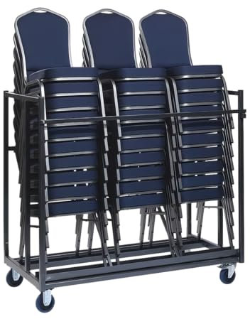 Gastro Uzal Chariot de transport pour chaises empilables, chaises empilables, chaises, dimensions : 169 x 95 x 64 cm