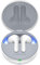 LG Cuffie Bluetooth Wireless In Ear TONE Free FN7 White con Cancellazione Attiva del Rumore, Meridian Audio, Impermeabili, Custodia da Ricarica, Comandi Touch, Triplo Microfono, per iOS Android PC