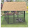 XFLOFE Greenhouse Shading Sunscreen Fabric, Pergola Side Shade Windbreak Fabric Balcony Screen With Grommets, Solar Cover Easy To Hang (Color : Beige, Size : 1x1m/3.3x3.3ft)